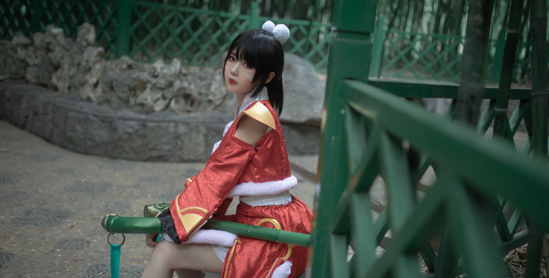 阿古朵熊喵少女cos