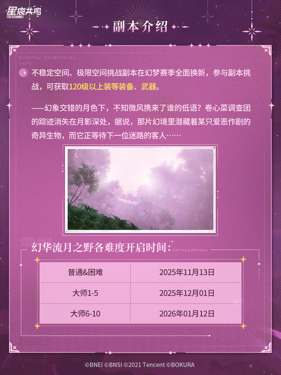 幻梦赛季副本更新丨幻华流月之野战斗情报