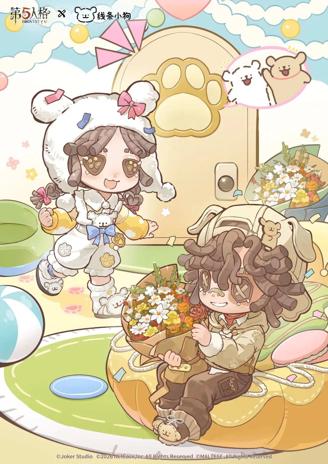 【第五人格×线条小狗】距离联动开启还有 3 天！
