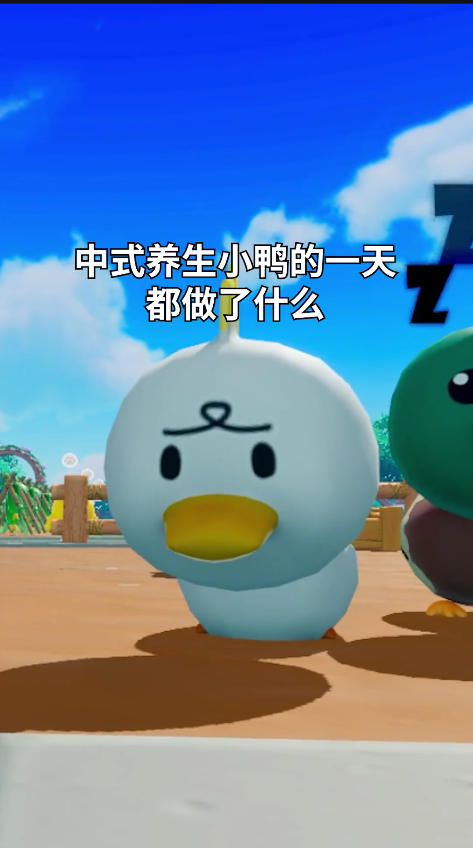 养生鸭在农场坚持早起养气色100天