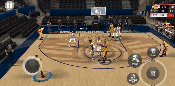 美职篮2K20：三分球战术主导PG发起动作找挡拆机会打开空间