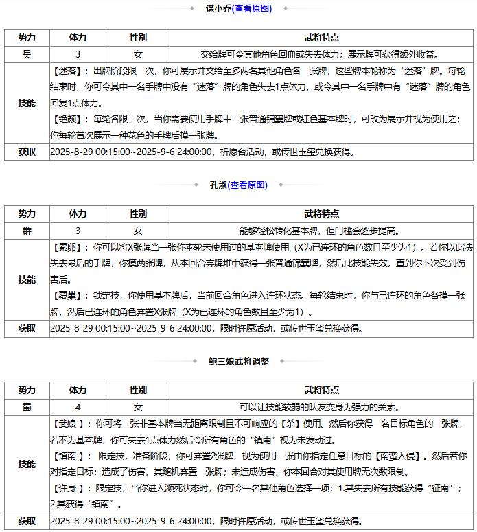 【官方活动】8.29-9.6 七夕祈愿谋小乔来袭 七夕许愿孔淑上新 幻惑欲影*魔貂蝉琳琅绘卷上新