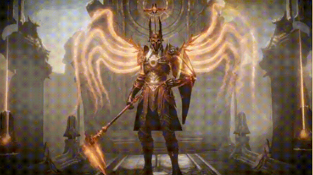 勇气大天使时装首发爆料！烈焰双翼致敬暗黑经典，高阶天堂战士降临庇护之地！