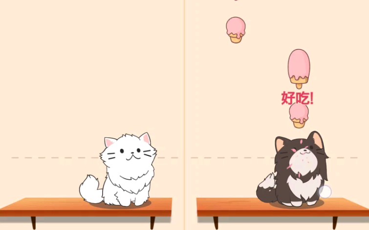 《猫咪二重奏》用双手挑战双猫同步，解锁音乐新乐趣！