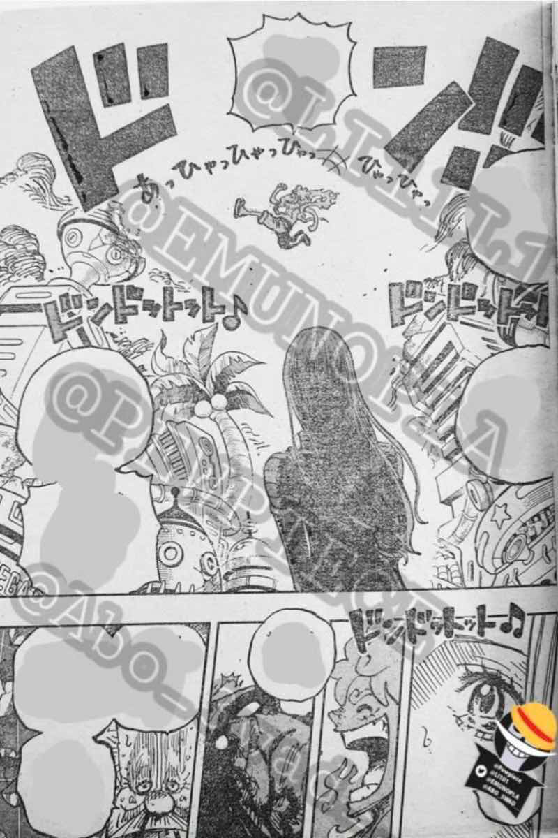 《航海王》漫画第1106话：路飞五档打飞黄猿，巨兵海贼团登场！