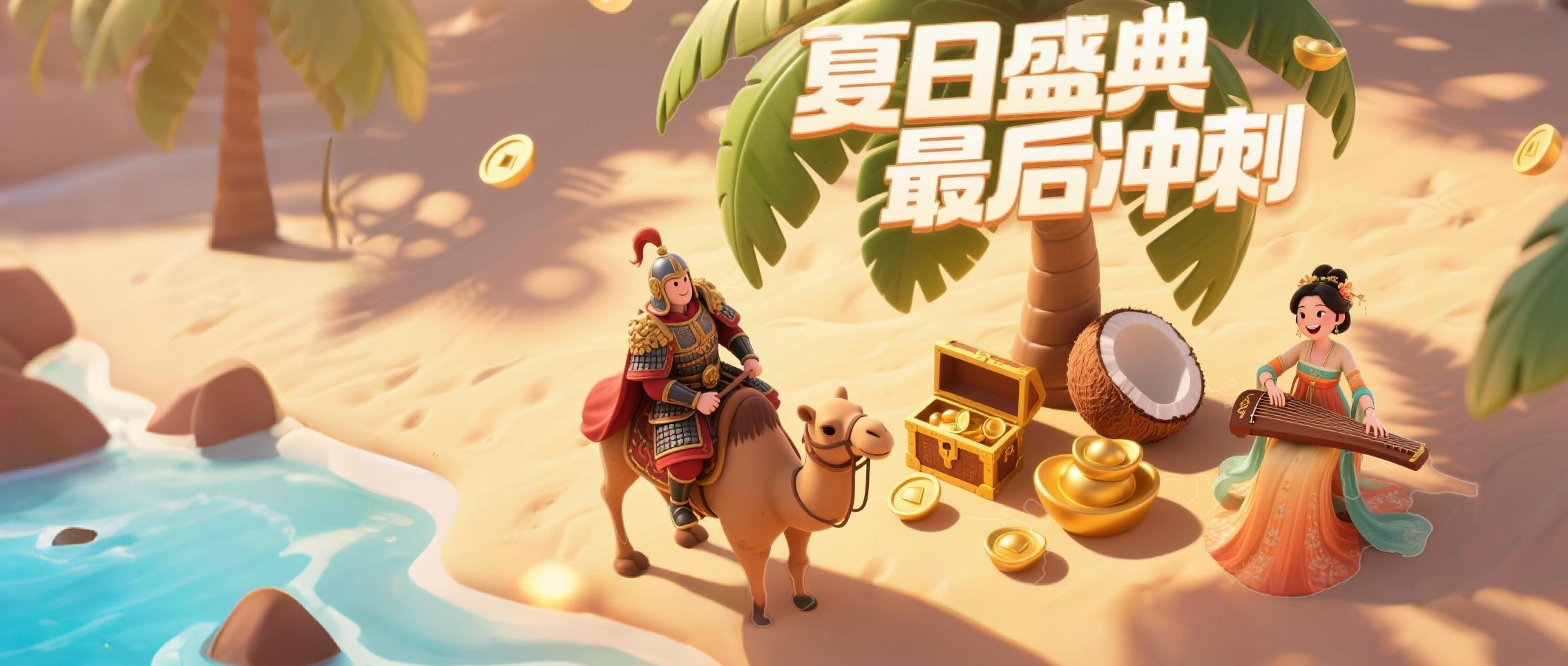 《王者征途》夏日盛典活动已接近尾声啦，赶快抓住最后的狂欢契机，爽拿奖励吧!