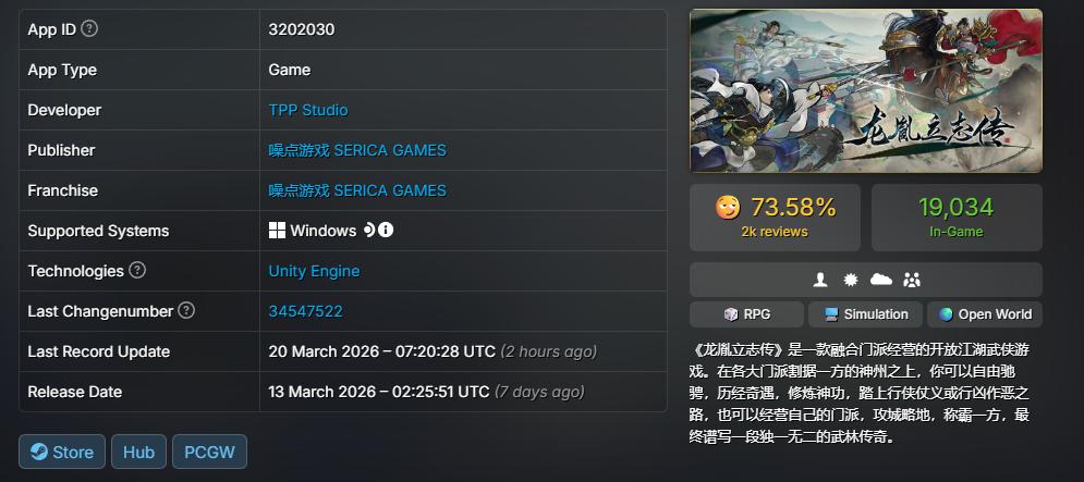 “有的玩”的就不错了？武侠独游《龙胤立志传》在Steam越战越勇！