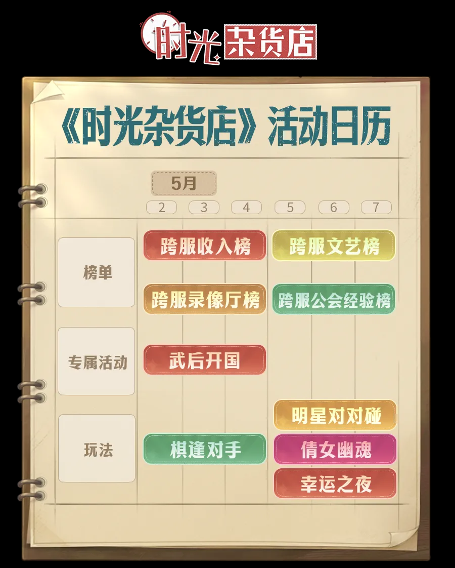 【活动日历】时光小镇近期活动一览