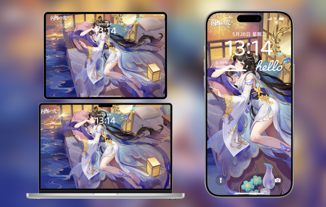壁纸分享 | 从池畔浴衣到烟火星芒，超高清画质里的诗意叙事！