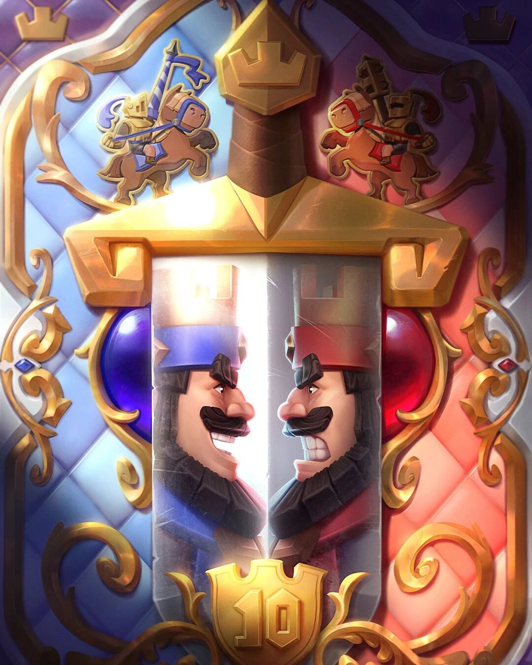 两个国王开战，______________