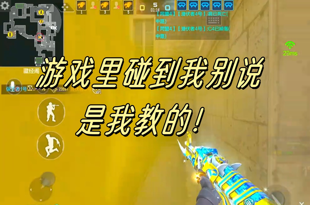 游戏里碰到我别说是我教的！
