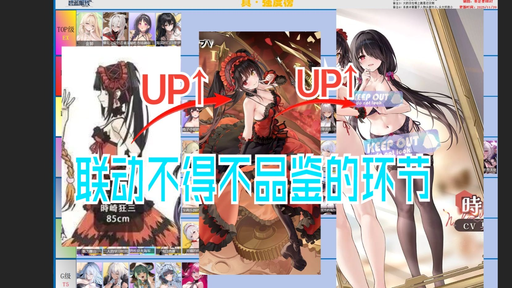 轻松完成奶量三级跳！ 时崎狂三 真·强度榜测评