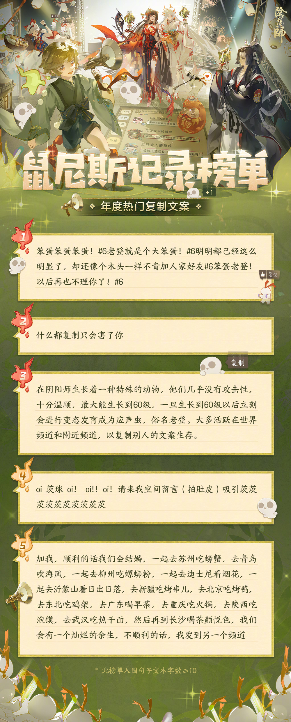 ☆鼠尼斯记录榜单☆