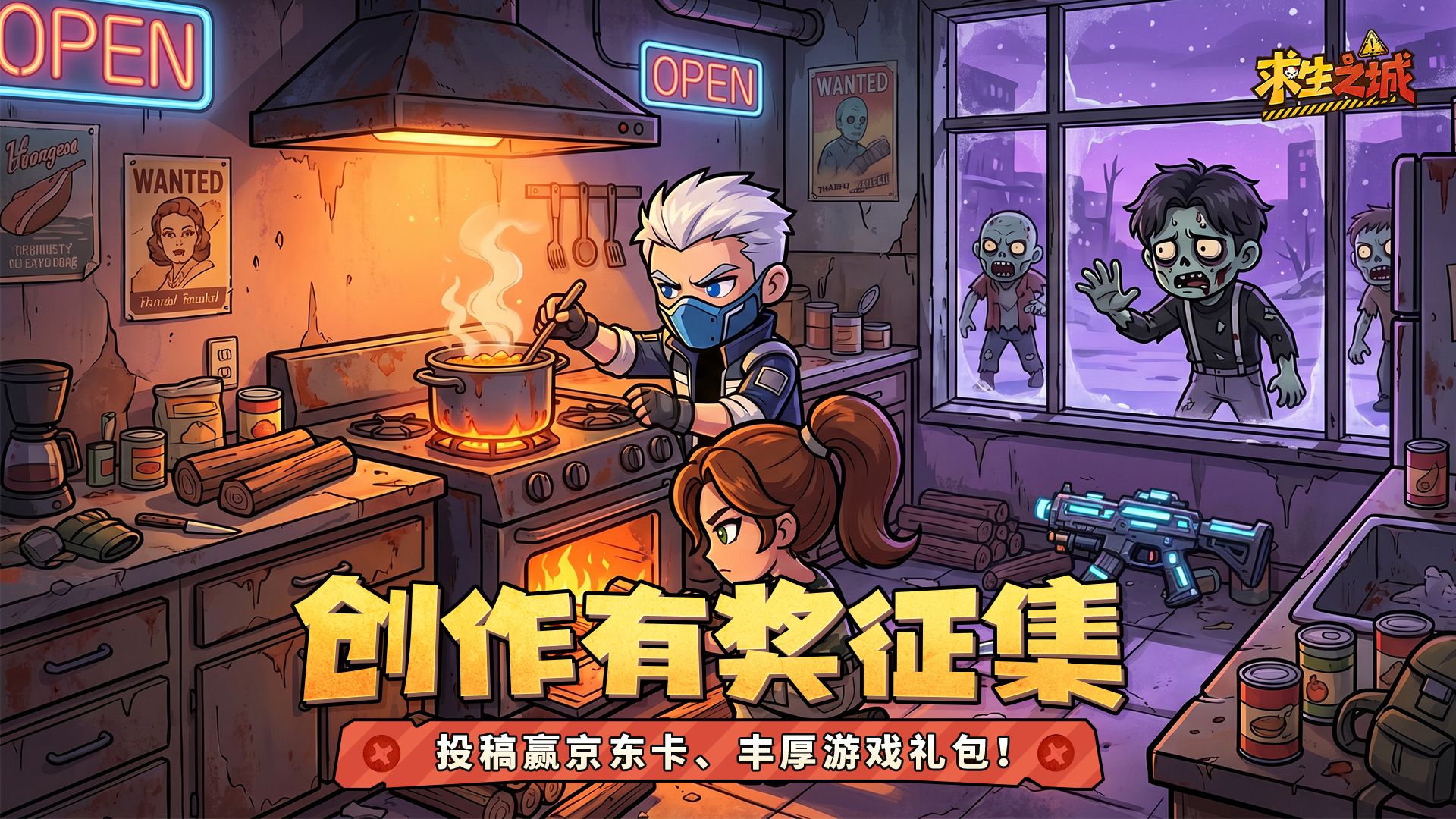大神请赐教！《求生之城》创作激励开启，参与投稿赢京东卡、丰厚游戏奖励~