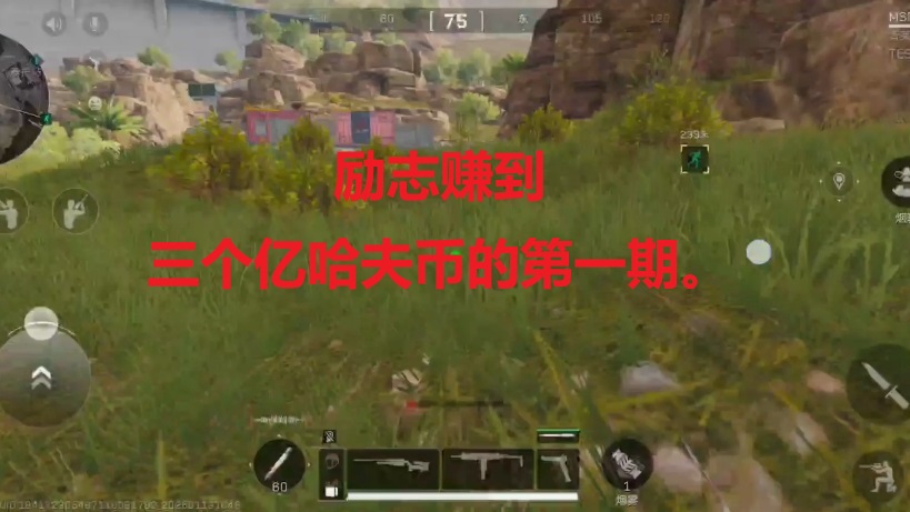动励志赚到三个亿哈夫币的第一期。