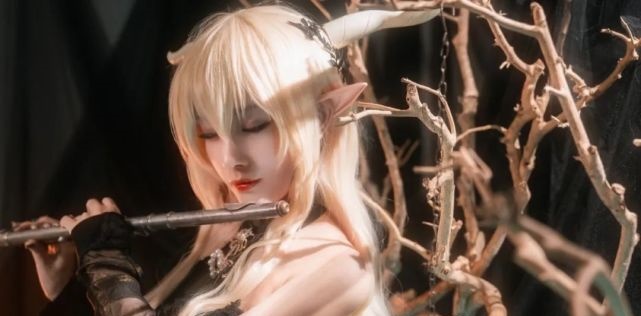 cos：明日方舟闪灵-音律联觉＠逆光R