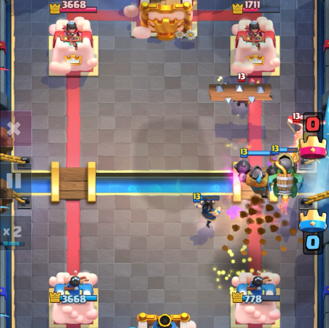 皇室战争：只需做好防守，进攻有手就行，高分段也有如此无脑的卡组?