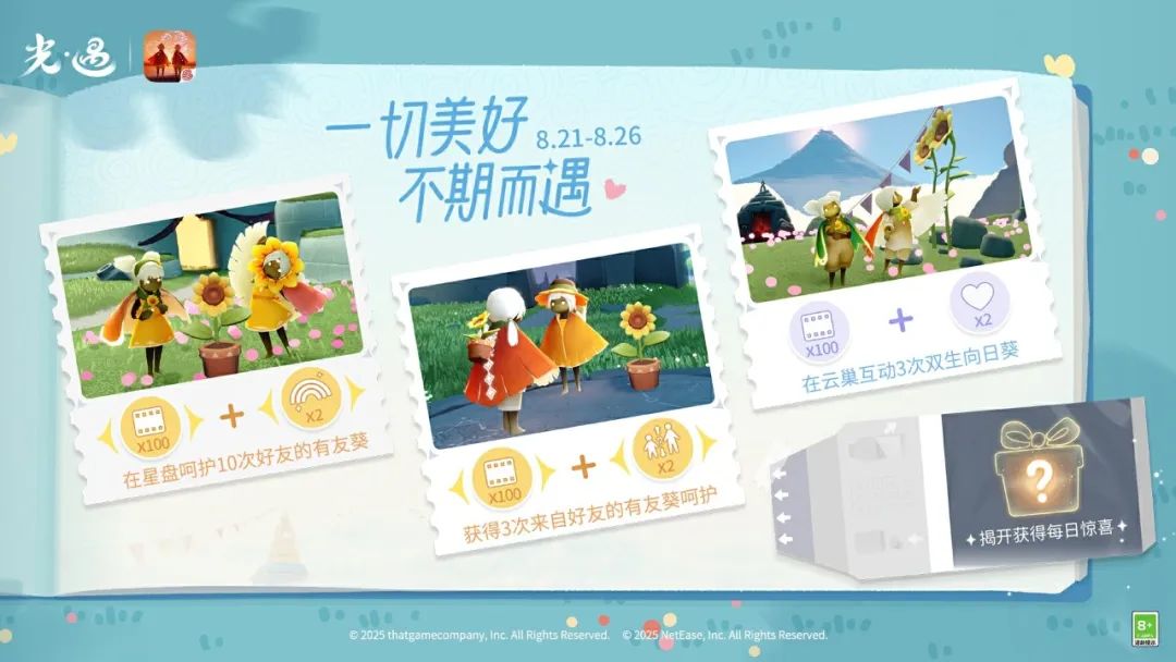 假日拾光 暖忆珍藏｜《光·遇》有友节运营活动公告