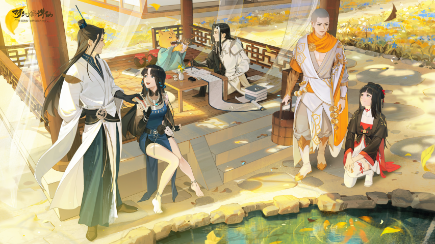 锦鲤送福至神州 《梦幻新诛仙》共创表情包全民免费领