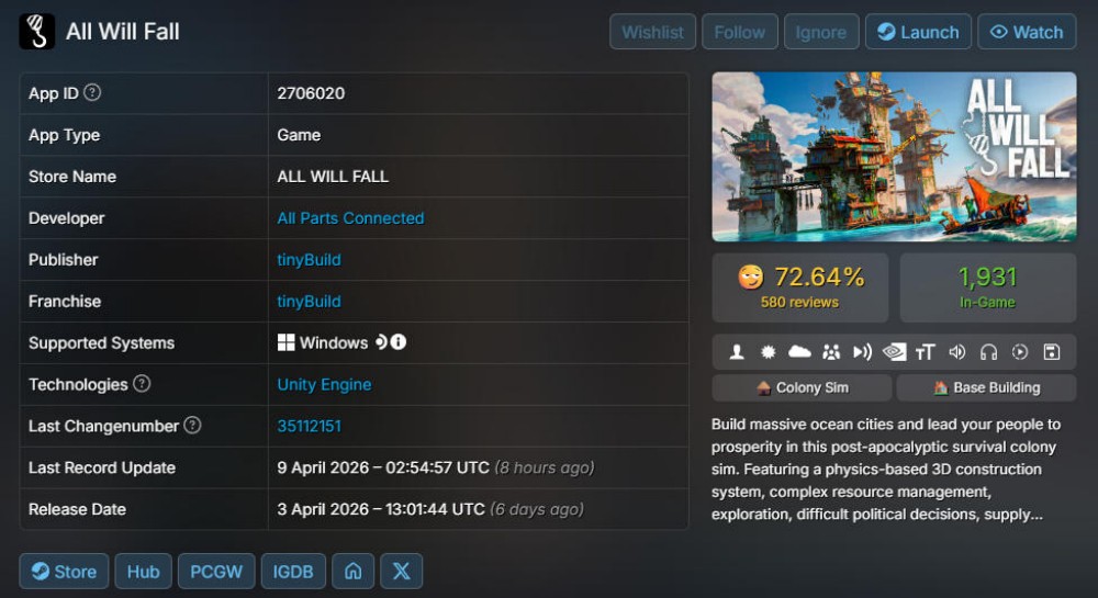 “末日水世界造高楼”，这款Steam独游在“力学边缘疯狂试探”！