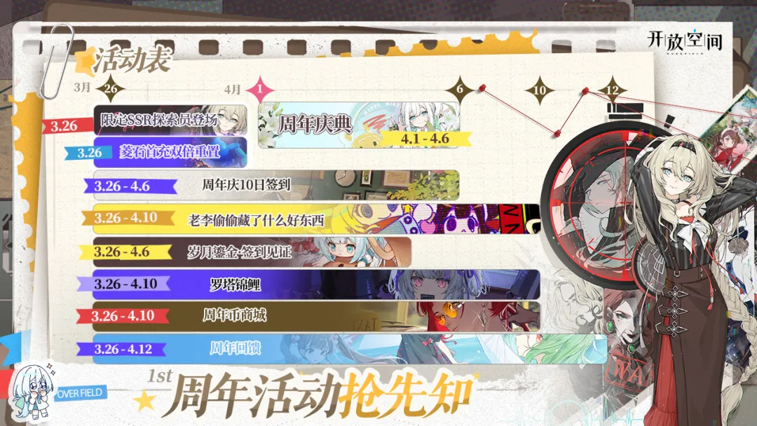 周年活动抢先知