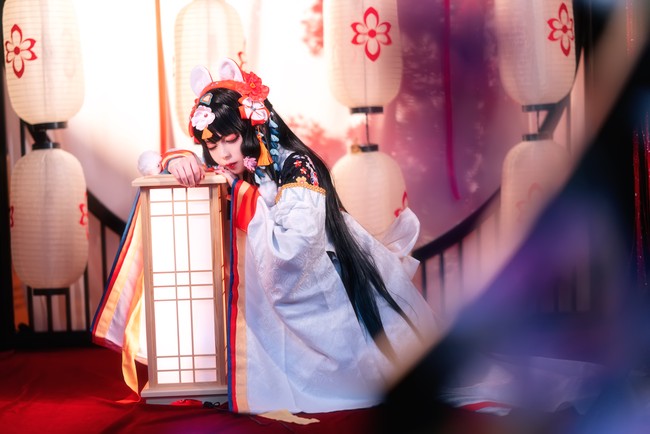 【阴阳师】辉夜姬典藏胧月cos正片