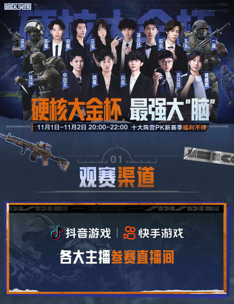 硬核大金杯丨十大顶级主播硬核教学！硬核角逐就在今晚！