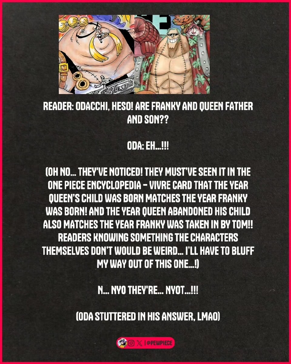 《航海王》漫画113卷SBS：弗兰奇和奎因确认父子！大和将要回归正篇？