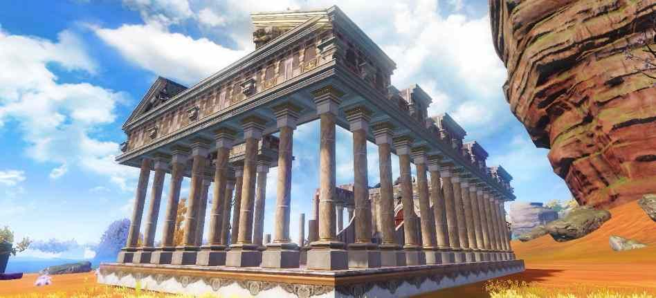 我在山海复原圆明园！雅典神庙！“看好了！鎏浮建材是这样用的”