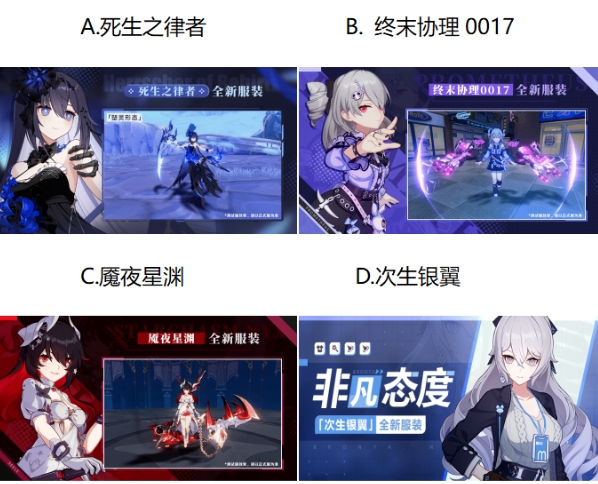 【已开奖】大家最喜欢哪一款服装？