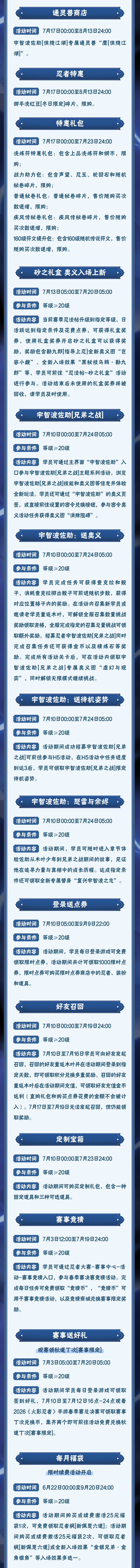 【本周公告】药师兜「少年」即将登场，筹备佐助生日会送祝福！
