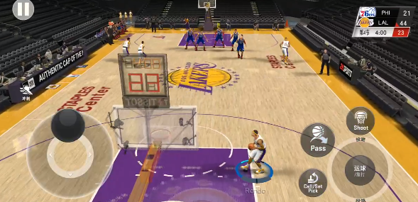 美职篮2K20：掩护队友得分时先接球再回传给队友进行助攻
