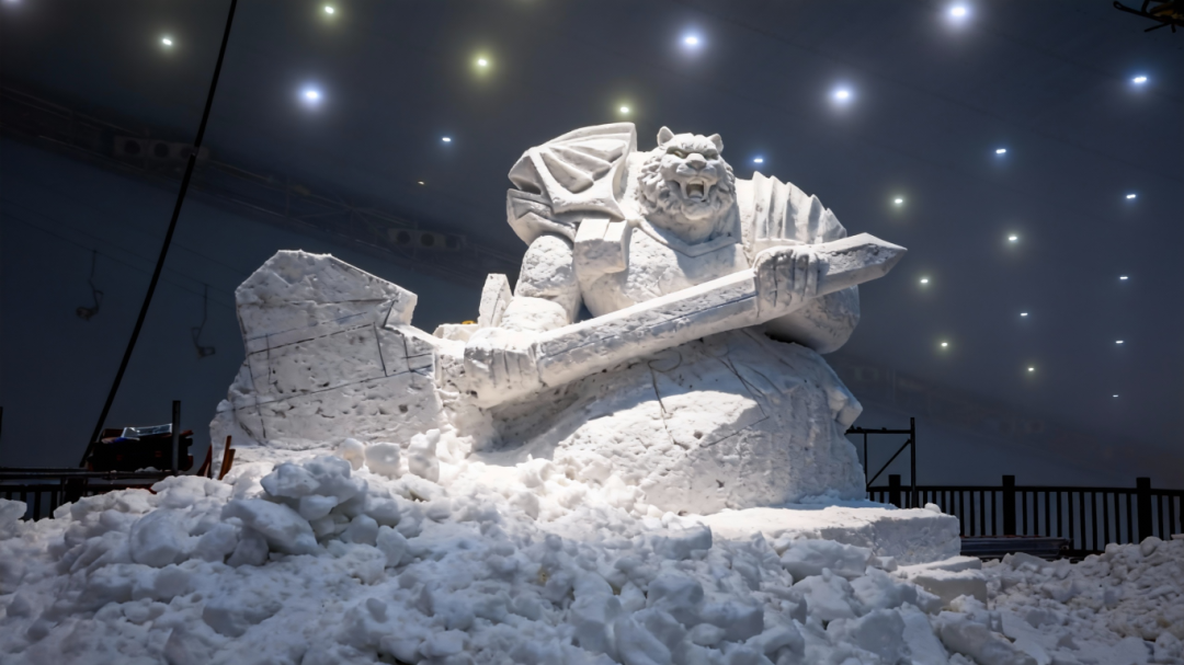 重要通知丨妖兽雪雕破壁现世，热雪奇迹巨幕正在播放你的“告白” ！