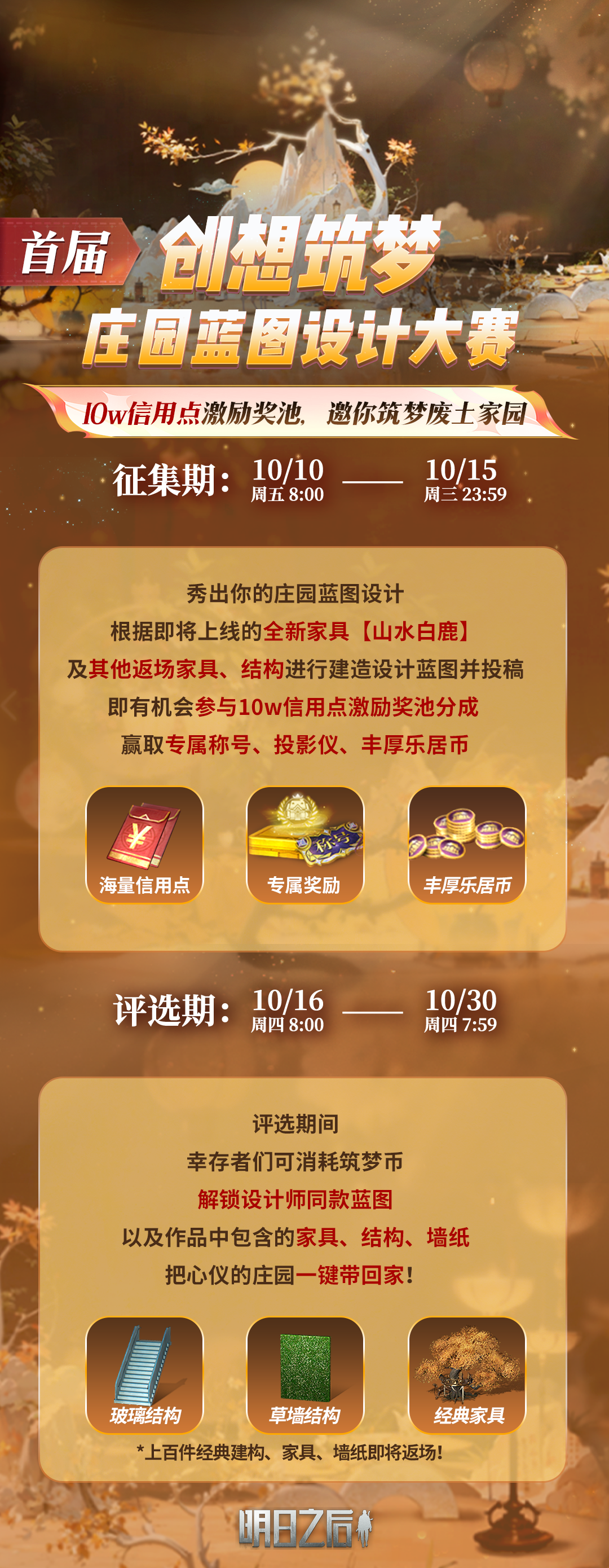 10w信用点激励奖池已准备，首届创想逐梦大赛即将开启！
