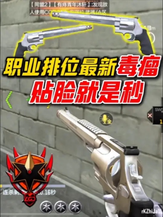 职业排位最新小道毒瘤，贴脸一发直接秒