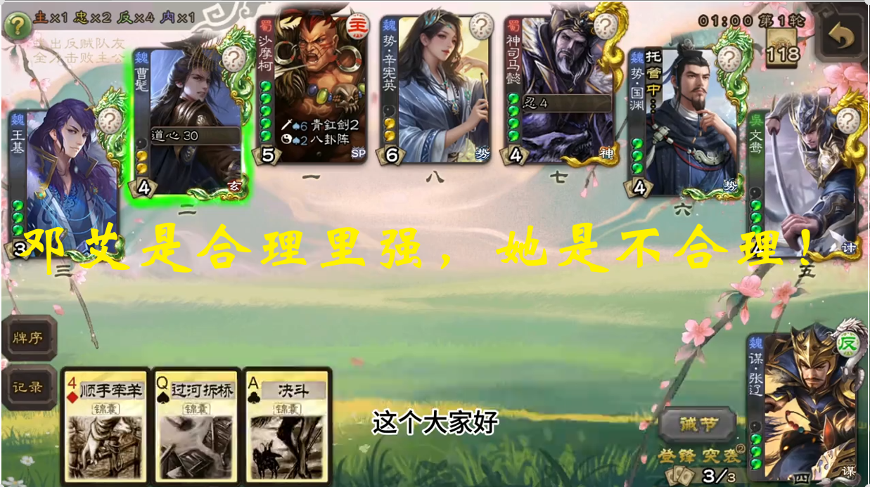 邓艾是合理里强，她是不合理！