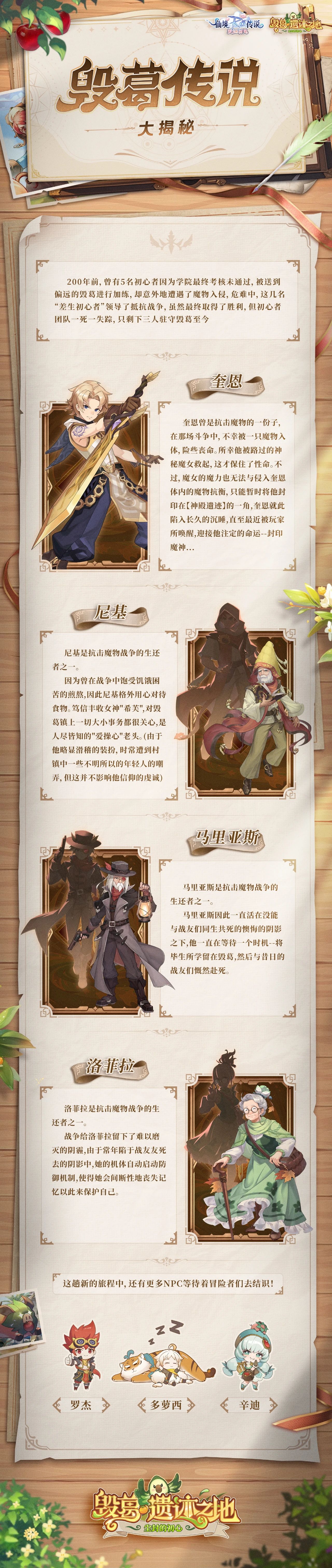 探寻田园都市 | 毁葛传说NPC大揭秘！