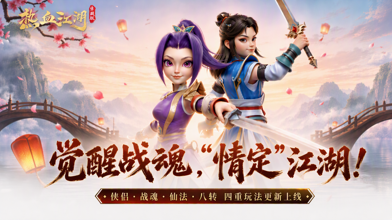 《热血江湖：觉醒》：觉醒战魂，“情定”江湖！