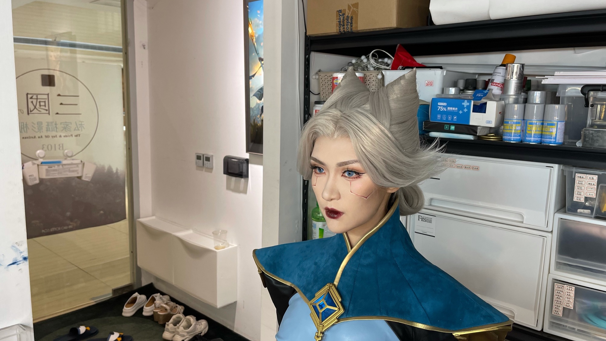 青钢影cos超酷仿妆