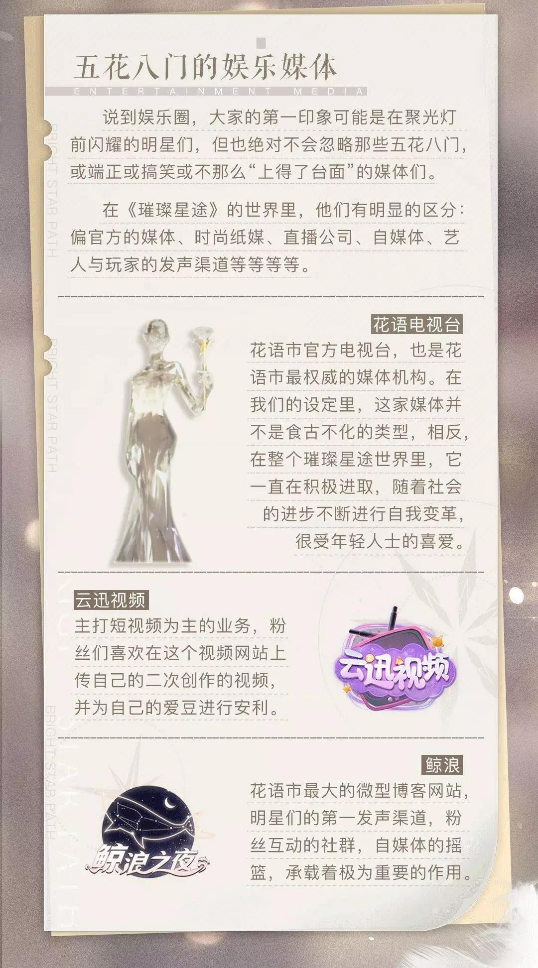 研发手册｜世界的创造——娱乐圈