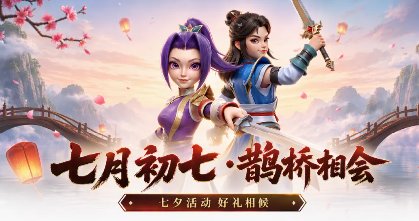 【七夕盛典】月下相约，江湖有礼！七夕限定活动开启