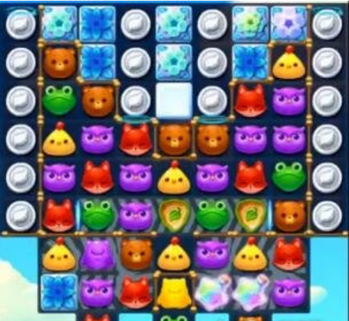 开心消消乐1106关特效收集三星图解