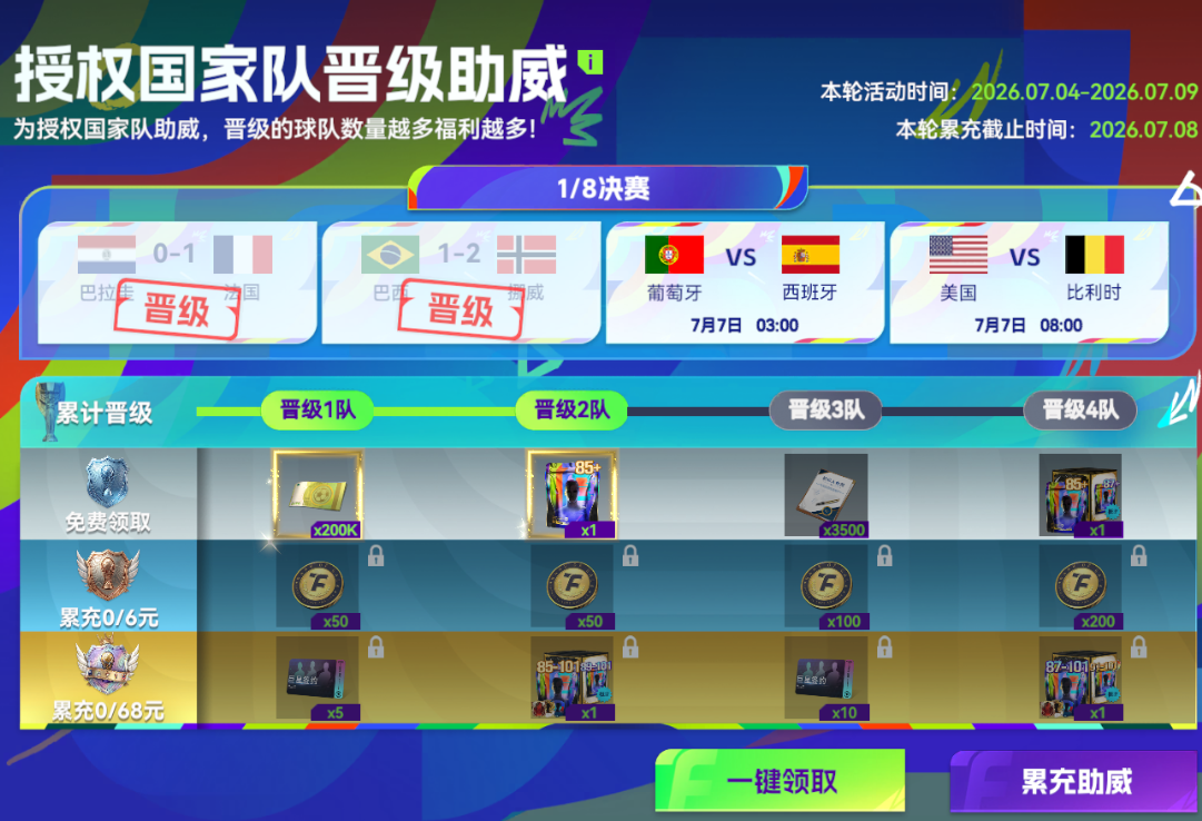 球会情报站 | 限时登录即领预测币！授权国家队晋级好礼等你拿！