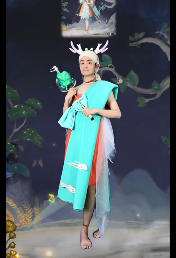 低成本cos瑶 啊 我的眼睛🙈 - 王者荣耀视频-小米游戏中心