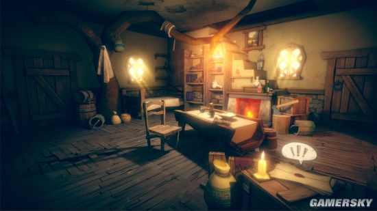 这款黑暗童话风游戏6.26登Steam 做木雕倾听访客故事