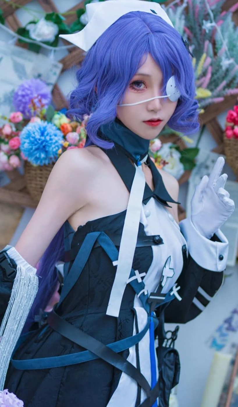 cos：明日方舟絮雨科斯正片@锅锅