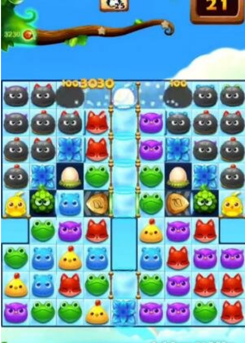 开心消消乐1118关的难点解析三星攻略