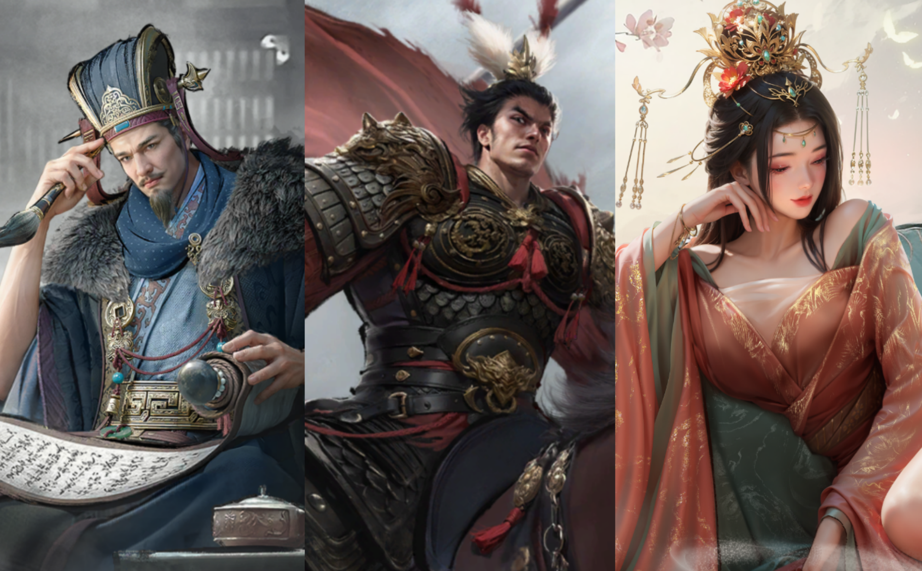 武破三国乱世虎，方天画戟战群英