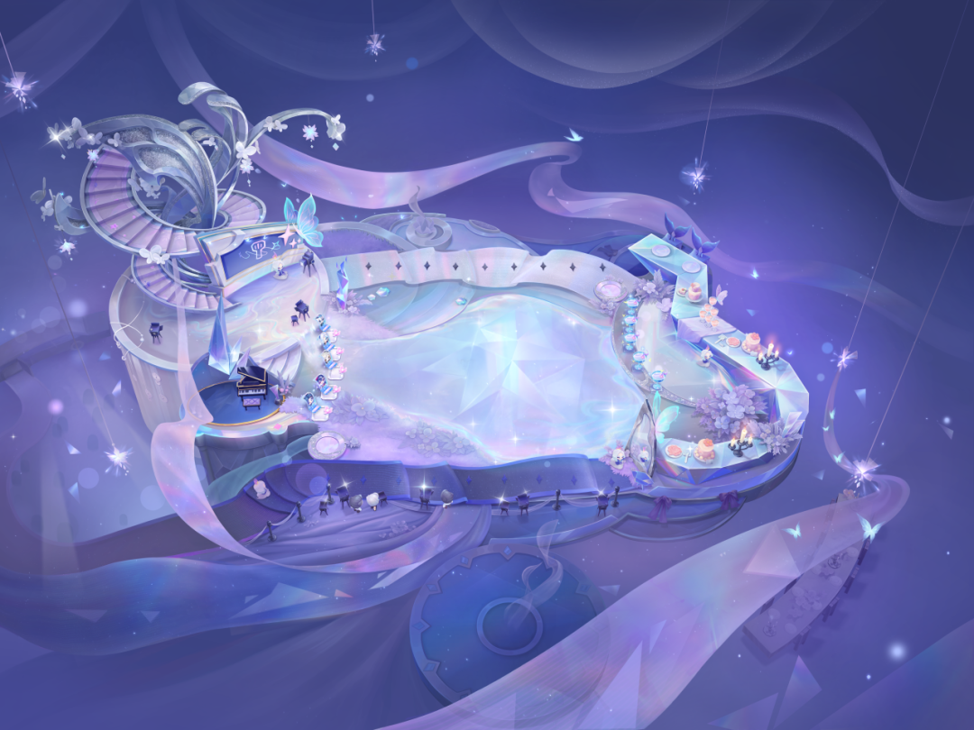 优雅的月光，偶尔也需要时尚的魅力衬托~全新英雄级竞技场「月宴」即将上线！