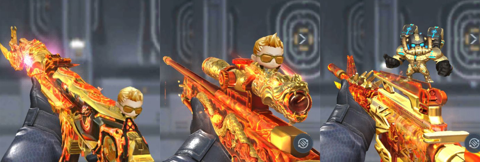 退而求其次,可以选择一些通体金色的玩偶,如:王者刀锋玩偶,究极泰坦